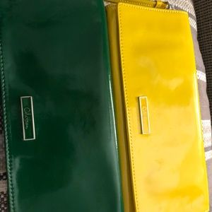 Cole Hann clutch - two total